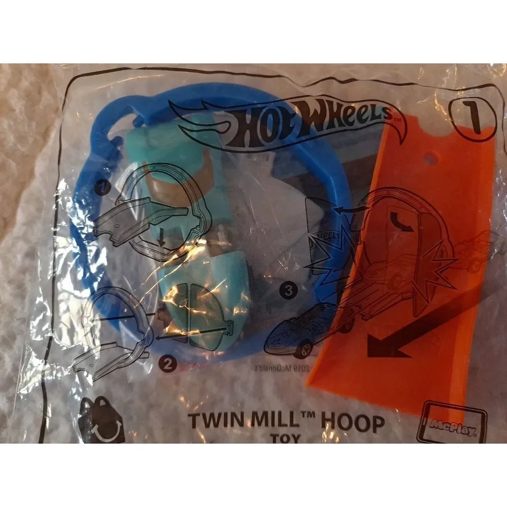 2019 Hot Wheels McDonald's Happy Meal #1 Twin Mill Hoop Toy‎